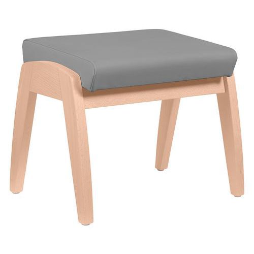 Sunset Creation - Repose-jambes Realty Abaka Taupe - Hêtre Bouleau - Mousse PVC - 5 Ans Garantie