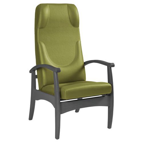 Fauteuil Repos Ergo. Grand Large Ginkgo Amande - Anthracite
