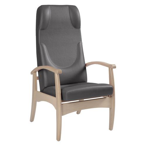 Fauteuil Repos Ergo. Grand Large Ginkgo Souris - Bouleau