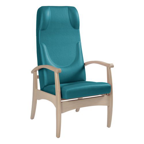 Fauteuil Repos Ergo. Grand Large Ginkgo Pétrole - Bouleau