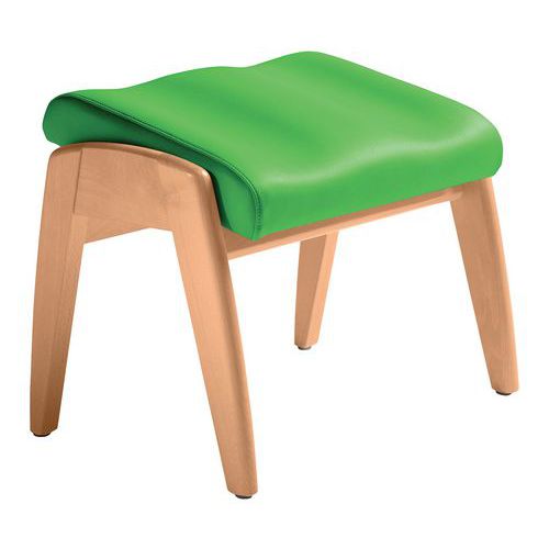 Repose-jambes Inclinable Grand Large Abaka Olive - Naturel