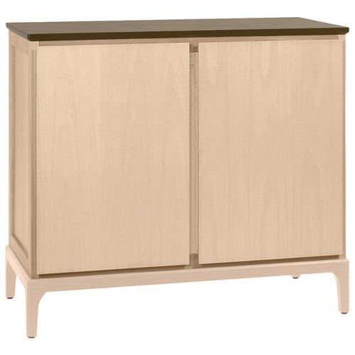 Buffet Mona 2 Portes Bouleau Plateau Strat Pierre De Lune