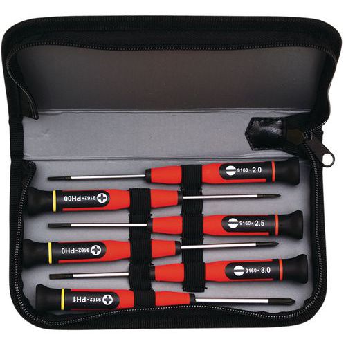 Mob 1 Trousse De Tournevis De Précision - 6 Micro Tournevis