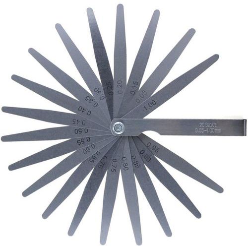 Jauges D'épaisseur 20 Lames - Manutan