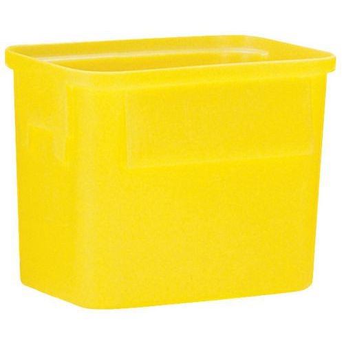 Bac de stockage Ercobox 150L Jaune Polyéthylène - Usage Alimentaire - Recyclable - 3 ans Garantie