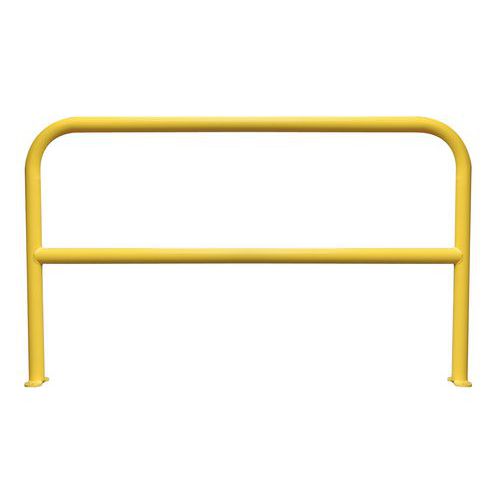 Barrière de protection renforcée H1000xL1500mm Acier Jaune - Sécurité Industrielle Robuste