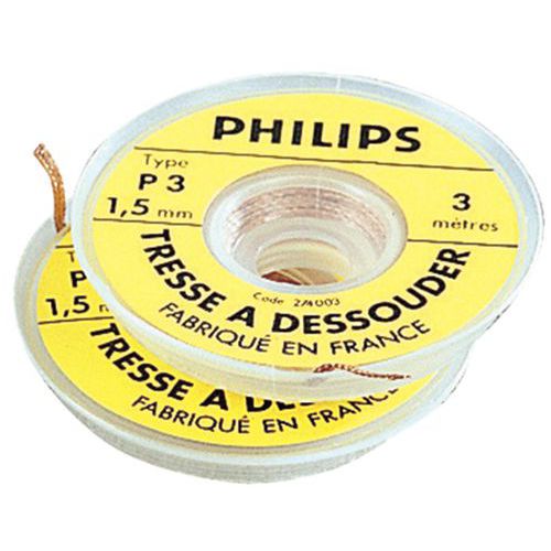 Tresse à Dessouder, Chemtronics, 1.5m X 2mm, - Titre