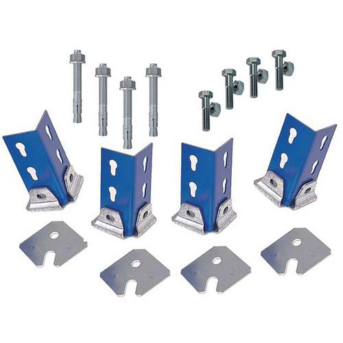 Kit De Fixation Au Sol - Platine Simple - Rapid 1