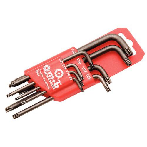 Mob 1 Jeu De Clés Mâles Tamper Torx®