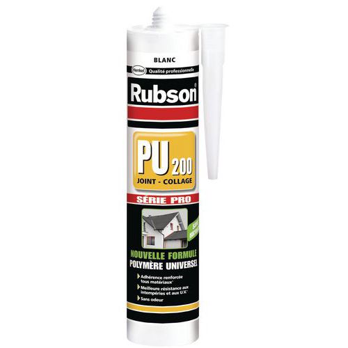 Mastic Polyuréthane Spécial Collages Souples Pu200 Blanc