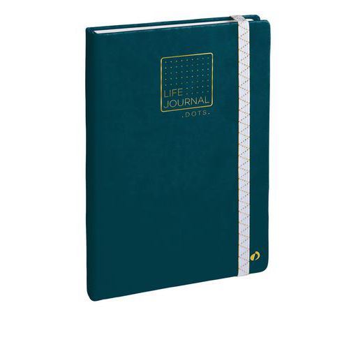Carnet 21 Dots Life Journal Bl Canard El