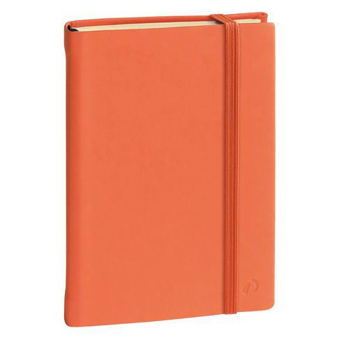 Carnet 15 Ligné Silk Orange Elast