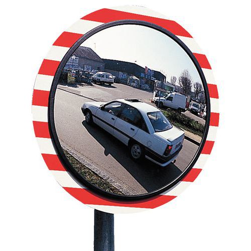 Miroir convexe routier 40cm sortie garage auto securite circulation  surveillance magasin incassable