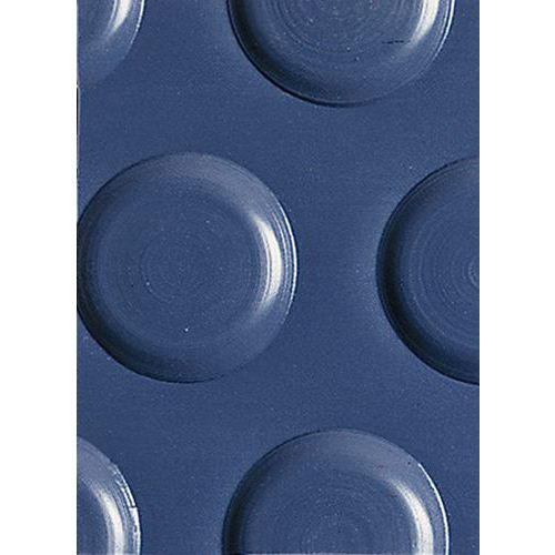 Ml De Tapis Bleu En Pvc Solflex L=98cm A Pastille