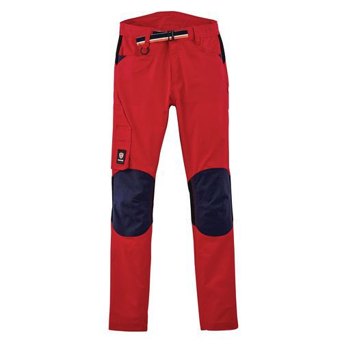 Pantalon De Travail Slim Femme Boston Taille: 44 Rouge