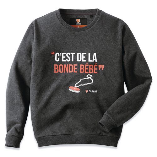 Sweat à Message Homme Bsweat Taille: S Anthracite