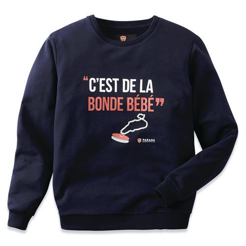 Sweat à Message Homme Bsweat Taille: L Bleu Foncé