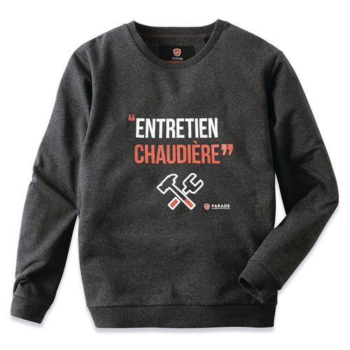 Sweat à Message Homme Esweat Taille: Xxl Anthracite