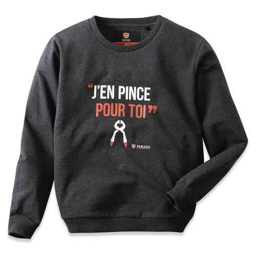 Sweat à Message Homme Isweat Taille: L Anthracite