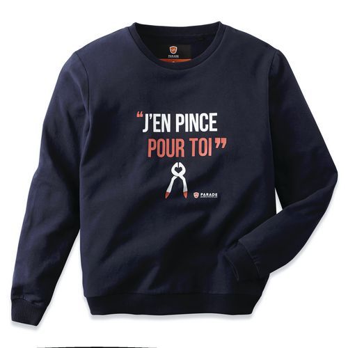 Sweat à Message Homme Isweat Taille: Xxxl Bleu Foncé