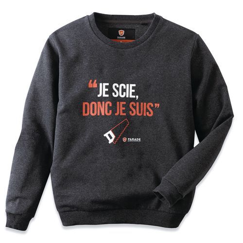 Sweat à Message Homme Ssweat Taille: L Anthracite