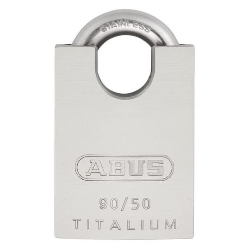 Abus 1 Cadenas Blindé Titalium Série 90 - Entrouvrant - 2 Clés