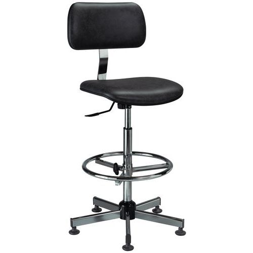 Chaise de bureau assise haute sur patin - Tous Ergo