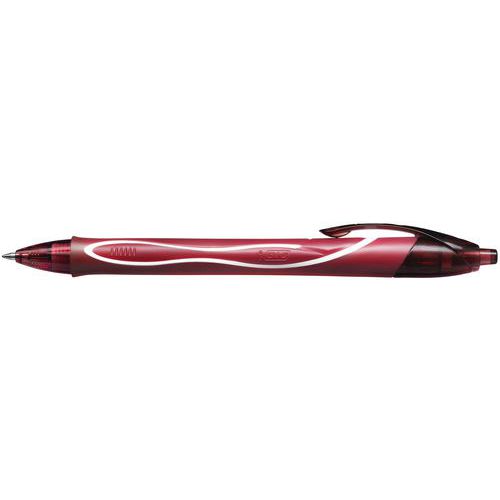 Stylo à Encre Gel Bic Gelocity Quick Dry Rouge