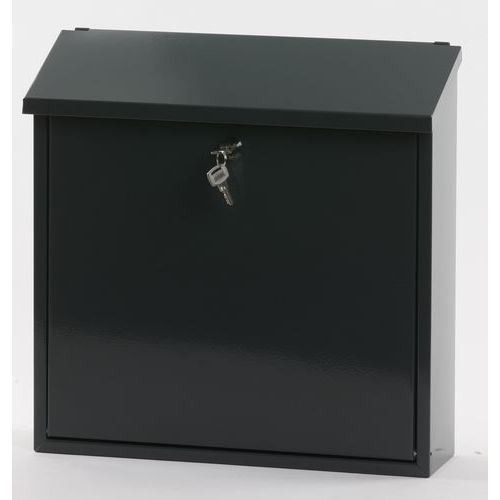Boîte Aux Lettres Murale Hauteur 37 Cm Anthracite
