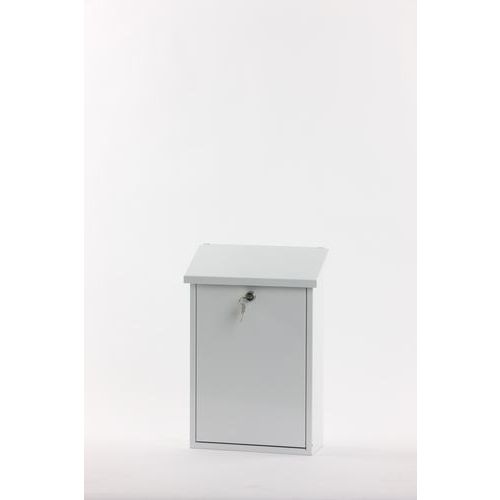 Boîte Aux Lettres Murale Hauteur 40 Cm Blanc