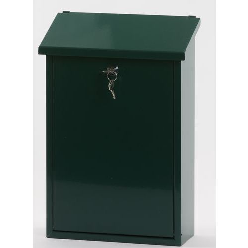 Boîte Aux Lettres Murale Hauteur 40 Cm Vert