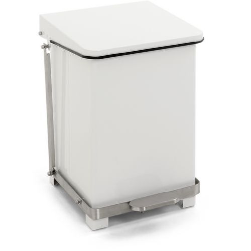 Conteneur à Pédale Industriel 27l Blanc