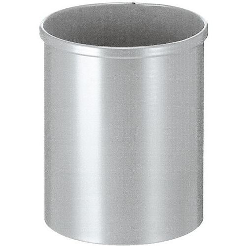 Corbeille à Papier Rond 15l Argent