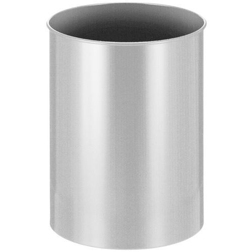 Corbeille à Papier Rond 30l Argent