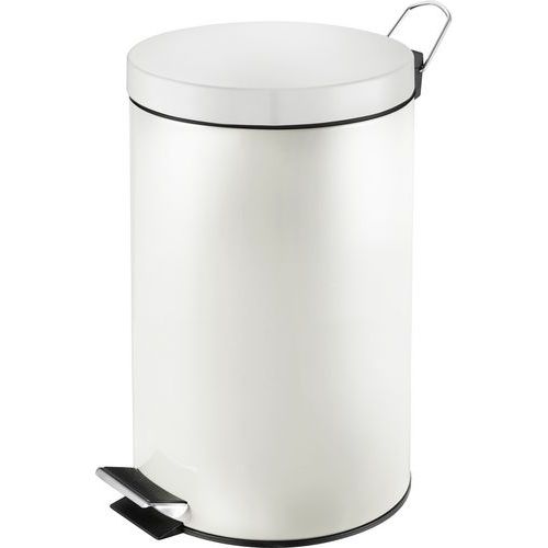 Poubelle Pour Sanitaire à Pédale 12l Blanc