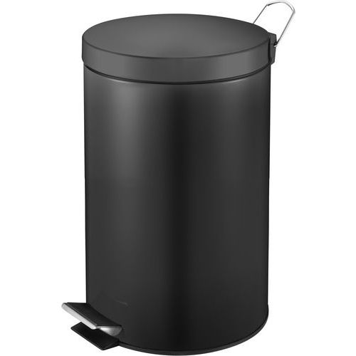 Poubelle Pour Sanitaire à Pédale 12l Noir