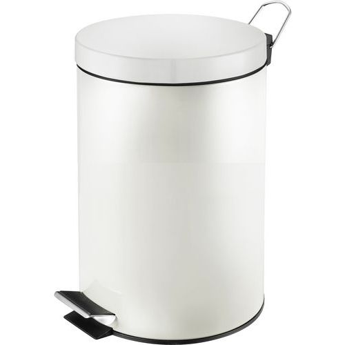 Poubelle Pour Sanitaire à Pédale 20l Blanc