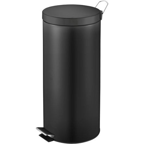 Poubelle Pour Sanitaire à Pédale 30l Noir