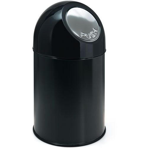 Poubelle Bullet Avec Liner 30l Noir