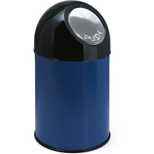 Poubelle Bullet Sans Liner 30l Bleu/noir