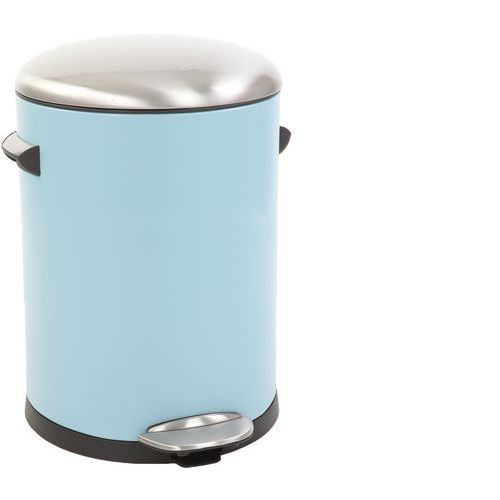 Poubelle à Pédale Belle Deluxe 5 L Bleu Clair - Eko