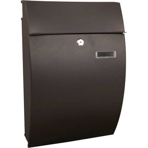 Boîte Aux Lettres Murale Geronan Noire Mat