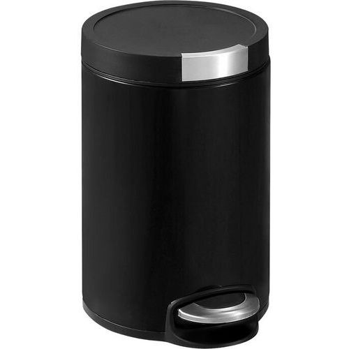 Poubelle à Pédale Artistic 12 L Eko Noir Mat