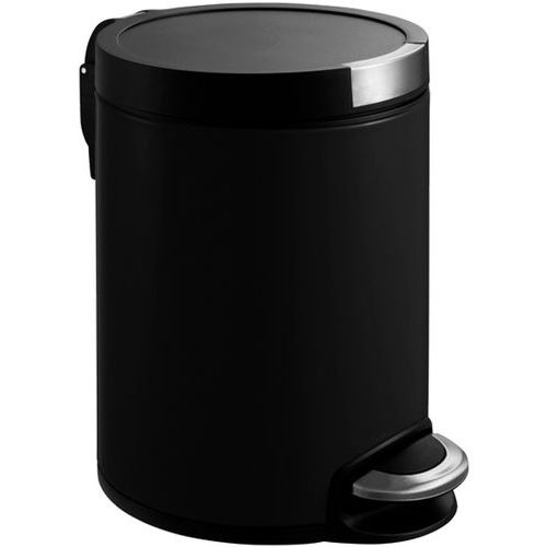 Poubelle à Pédale Artistic 5 L Eko Noir Mat