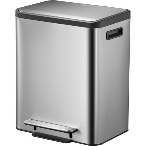 Poubelle À Pédale Ecocasa 30 Ltr Eko Mat / Inox Brossé