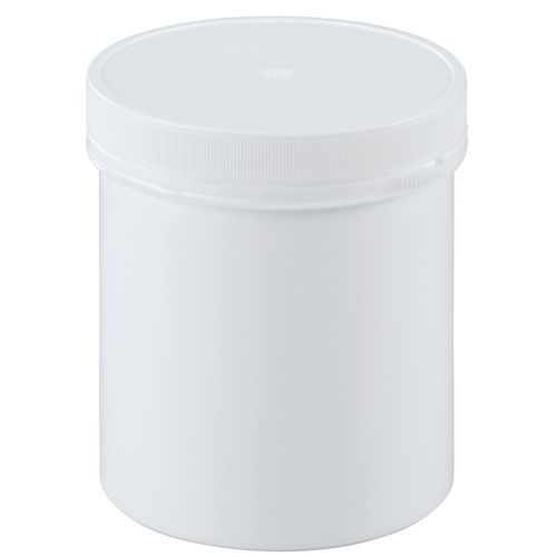Pot Cylindrique 500ml Polypropylène - Couvercle Vissant Inviolable - Usage Alimentaire - Recyclable