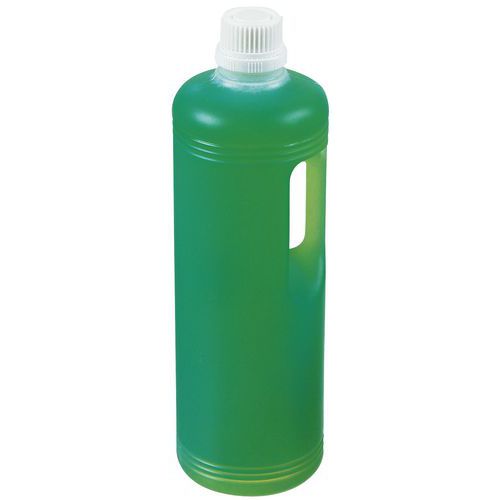 Flacon 1L PEHD Usage Alimentaire - Diamètre 89mm Hauteur 242mm - Bouchon Vissant - Recyclable