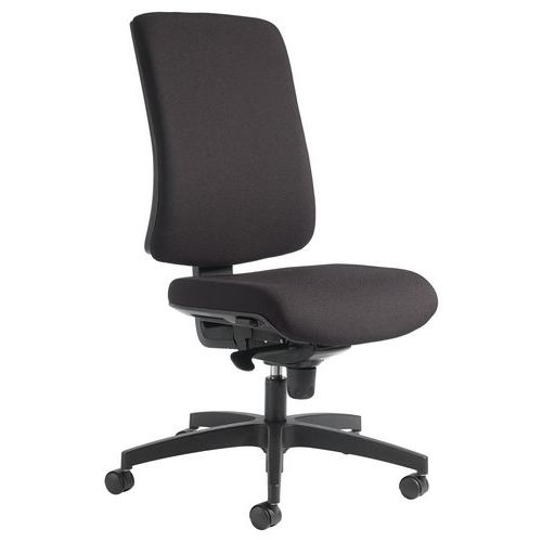 Chaise Oria Pied Noir Dos Assise Noir