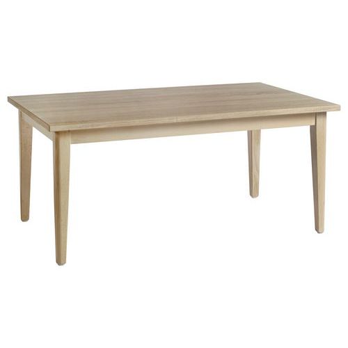 Table Basse Grand Large 100 X 60 Cm Plateau Stratifié Érable
