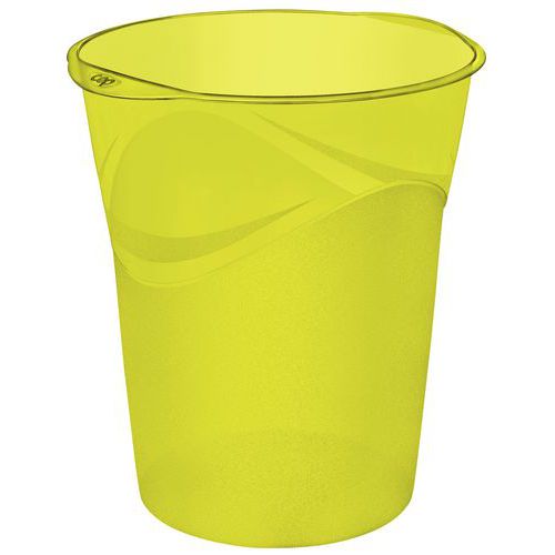 Corbeille A Papier Smiley 14l Vert Bambou